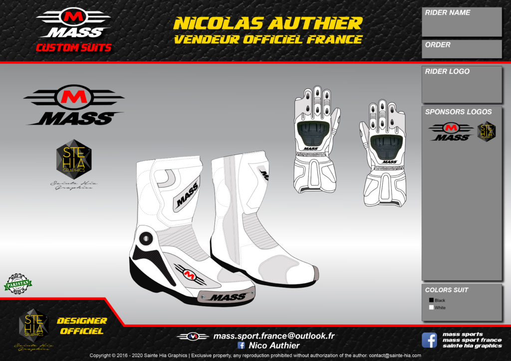 template vierge bottes et gants